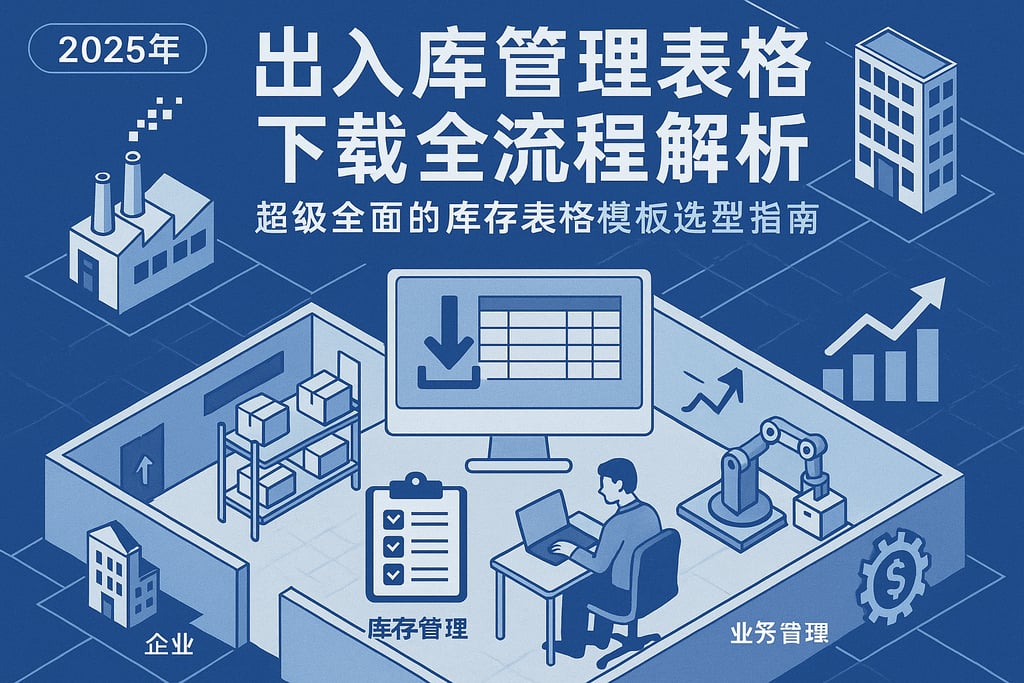 2025年出入库管理表格下载全流程解析，超级全面的库存表格模板选型指南