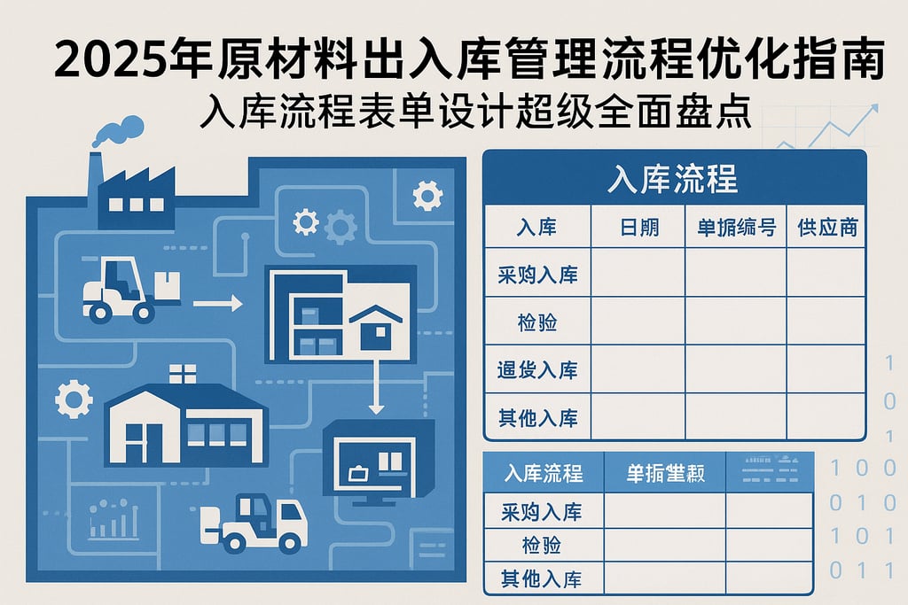 2025年原材料出入库管理流程优化指南，入库流程表单设计超级全面盘点