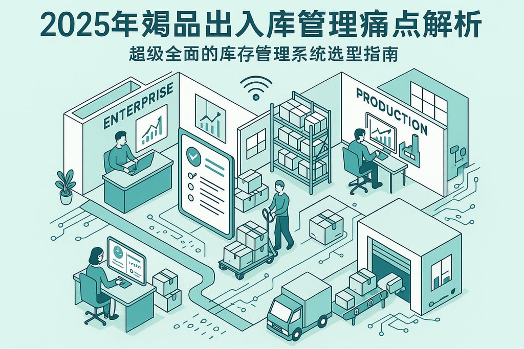 2025年库存商品出入库管理痛点解析，超级全面的库存管理系统选型指南