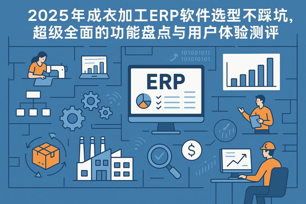 2025年成衣加工ERP软件选型不踩坑，超级全面的功能盘点与用户体验测评