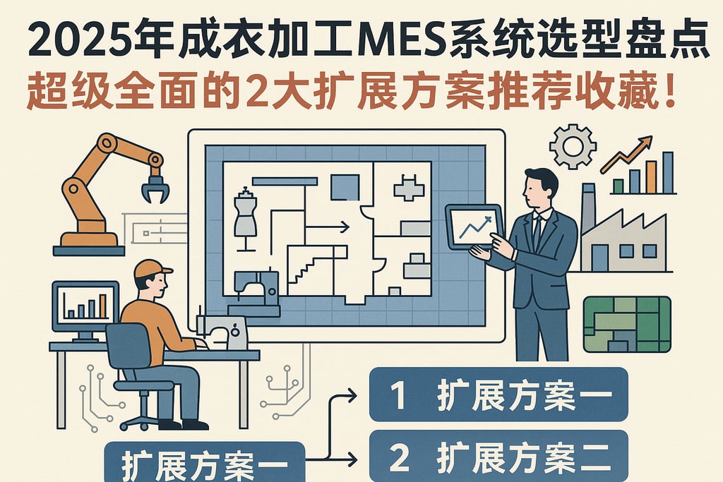 2025年成衣加工MES系统选型盘点，超级全面的2大扩展方案推荐收藏！