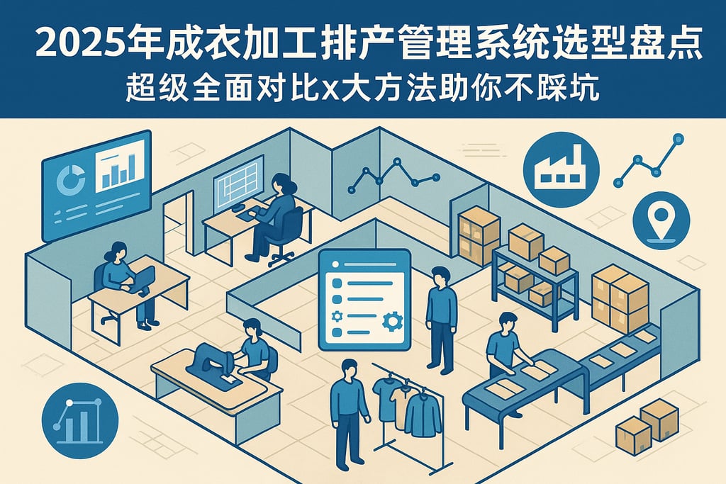 2025年成衣加工排产管理系统选型盘点，超级全面对比x大方法助你不踩坑
