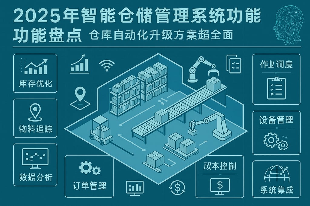 2025年智能仓储管理系统功能盘点，仓库自动化升级方案超级全面