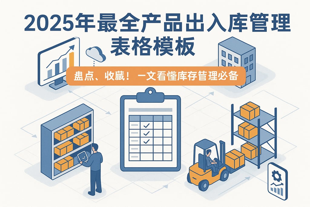 2025年最全产品出入库管理表格模板盘点，收藏！一文看懂库存管理必备工具