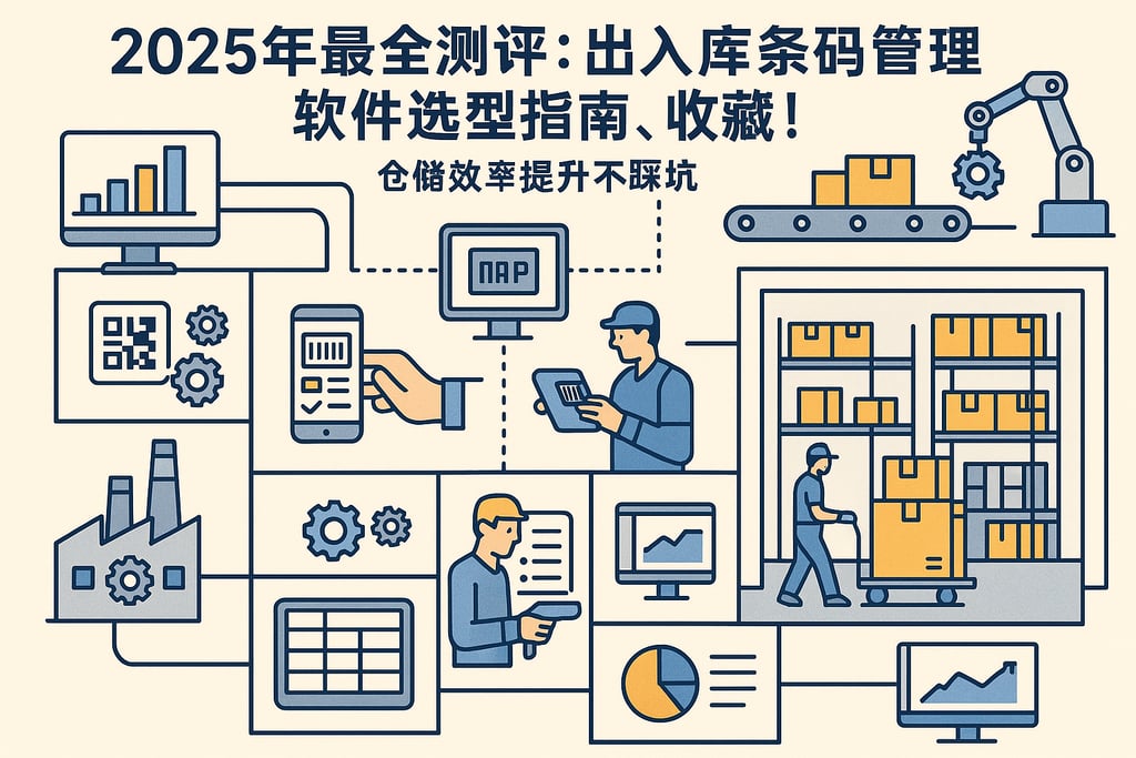 2025年最全测评：出入库条码管理软件选型指南，收藏！仓储效率提升不踩坑