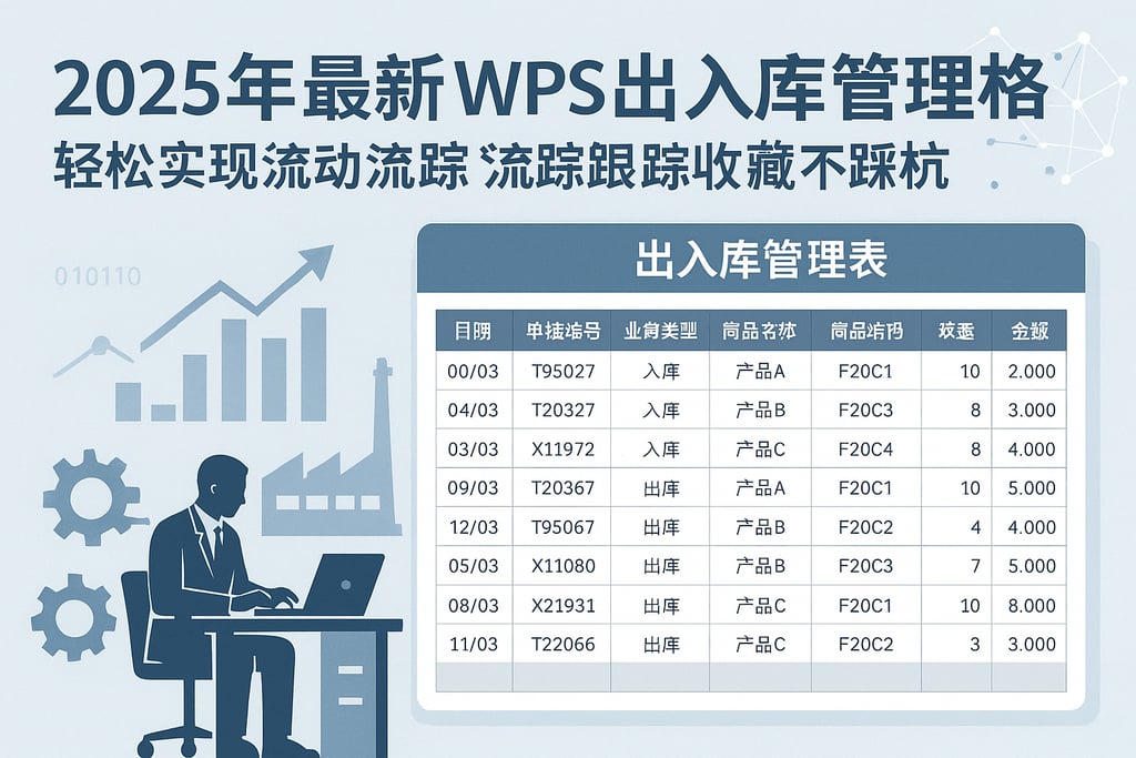 2025年最新wps出入库管理表格模板超级全面盘点，轻松实现库存动态跟踪收藏不踩坑