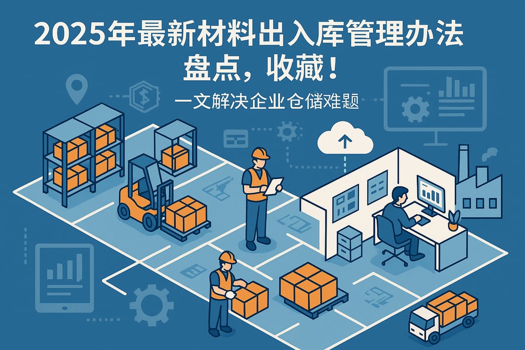 2025年最新材料出入库管理办法盘点，收藏！一文解决企业仓储难题