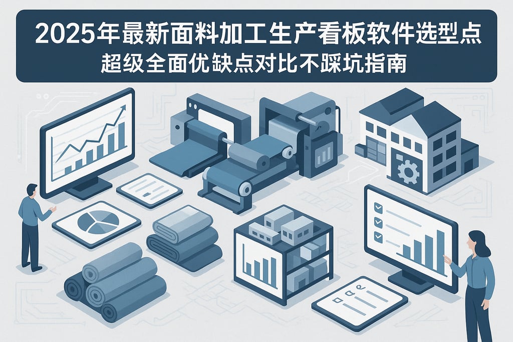 2025年最新面料加工生产看板软件选型盘点，超级全面优缺点对比不踩坑指南