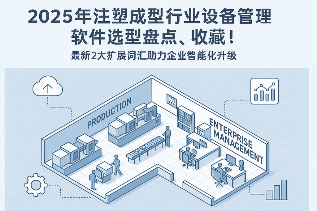 2025年注塑成型行业设备管理软件选型盘点，收藏！最新2大扩展词汇助力企业智能化升级