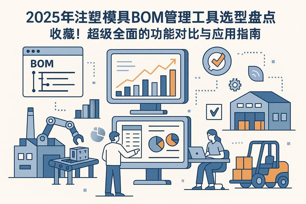2025年注塑模具BOM管理工具选型盘点，收藏！超级全面的功能对比与应用指南