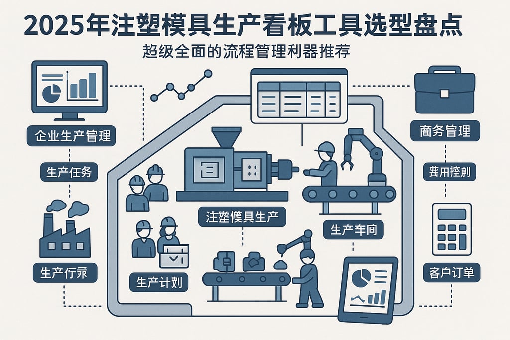 2025年注塑模具生产看板工具选型盘点，超级全面的流程管理利器推荐
