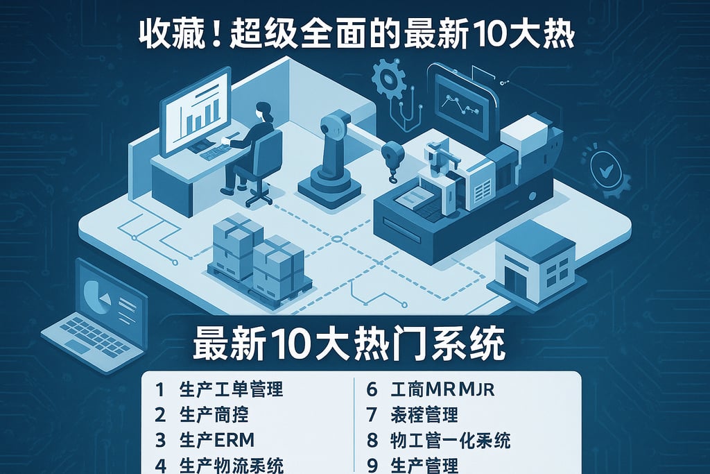2025年注塑行业生产工单软件选型盘点，收藏！超级全面的最新10大热门系统推荐