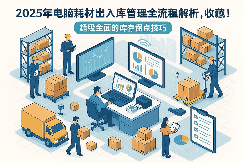 2025年电脑耗材出入库管理全流程解析，收藏！超级全面的库存盘点技巧