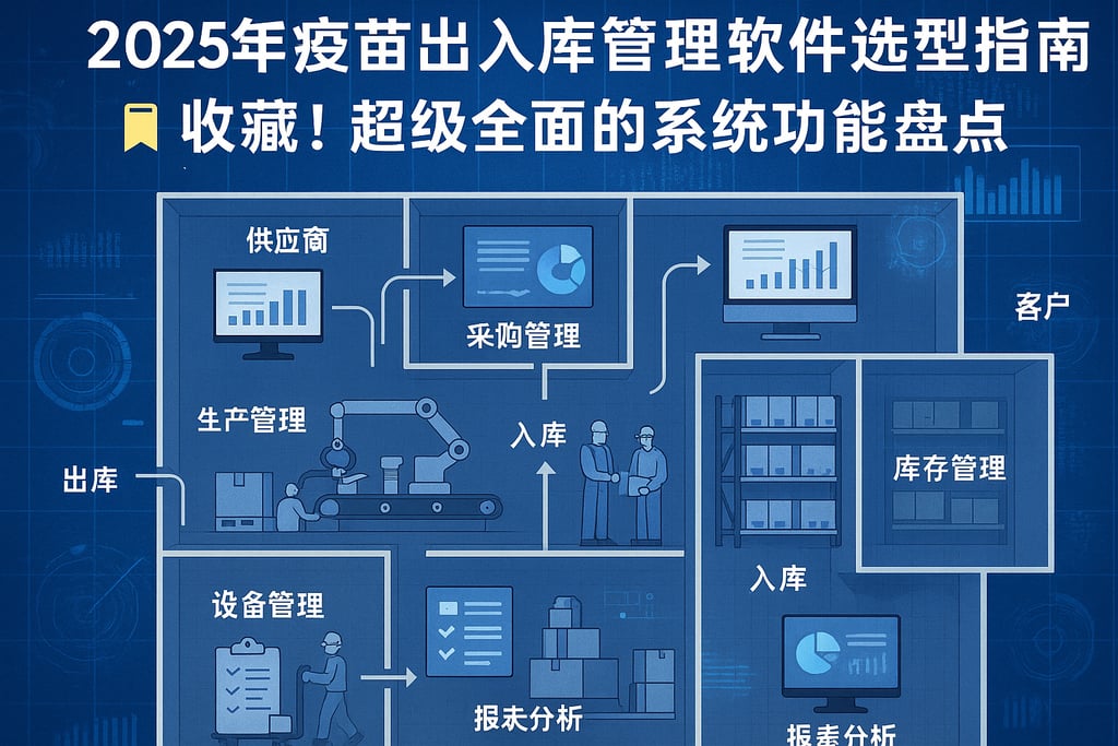 2025年疫苗出入库管理软件选型指南，收藏！超级全面的系统功能盘点