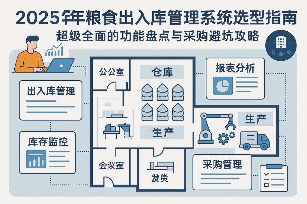 2025年粮食出入库管理系统选型指南，超级全面的功能盘点与采购避坑攻略