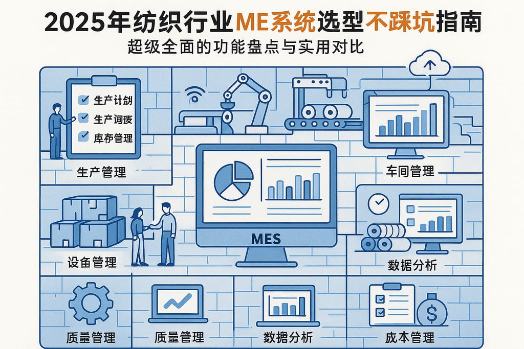 2025年纺织行业mes系统选型不踩坑指南，超级全面的功能盘点与实用对比