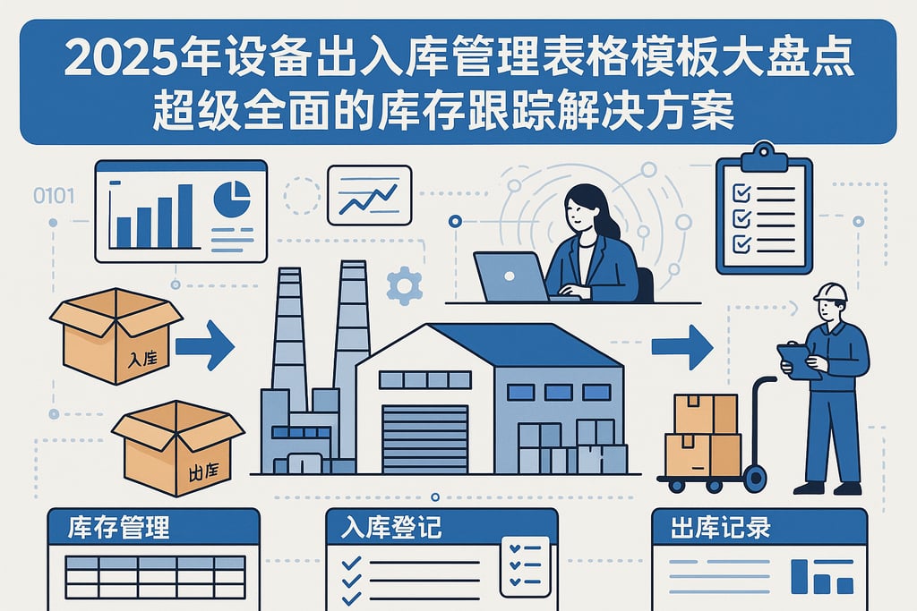 2025年设备出入库管理表格模板大盘点，超级全面的库存跟踪解决方案