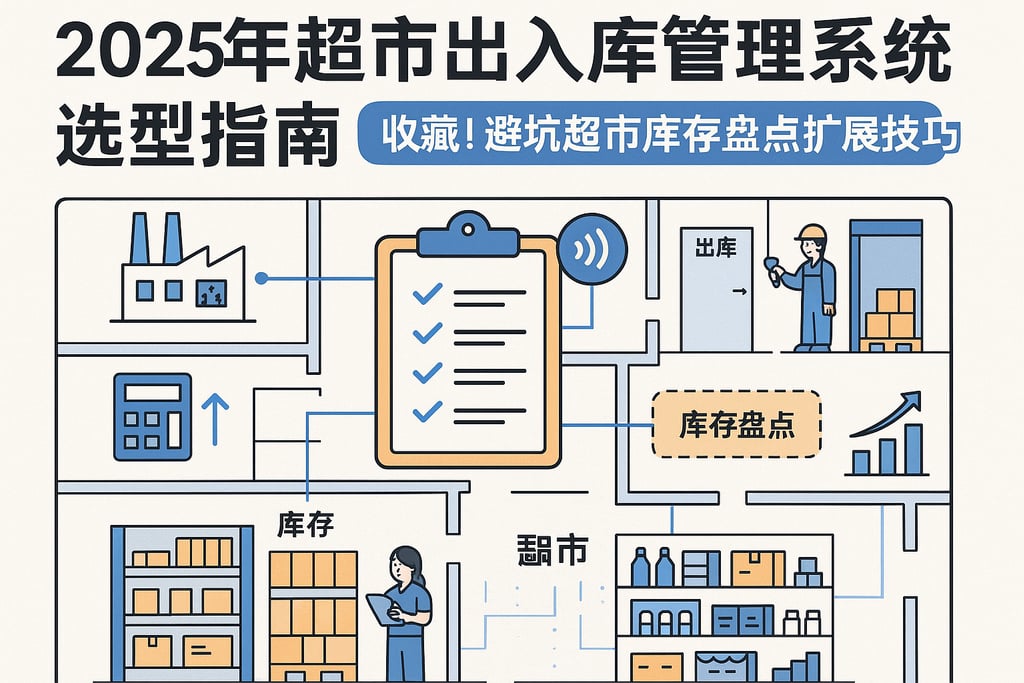 2025年超市出入库管理系统选型指南，收藏！避坑超市库存盘点扩展技巧