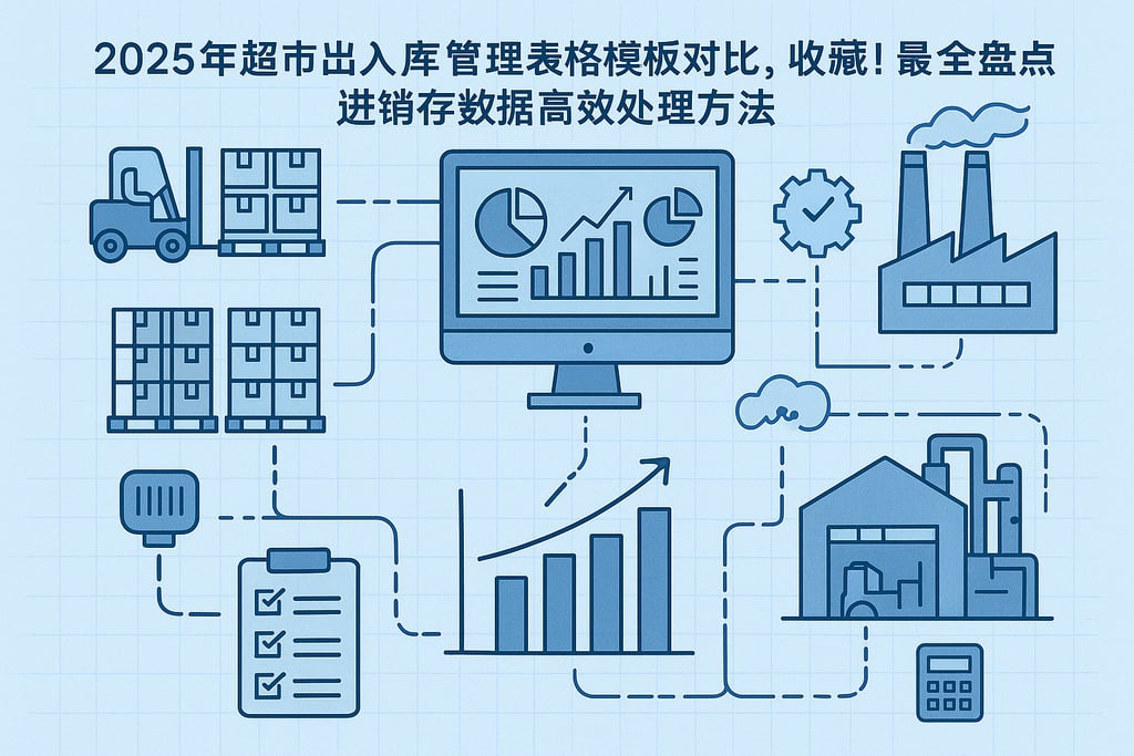 2025年超市出入库管理表格模板对比，收藏！最全盘点进销存数据高效处理方法