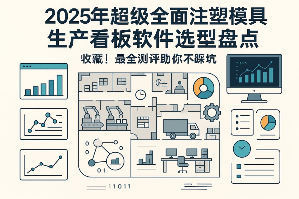 2025年超级全面注塑模具生产看板软件选型盘点，收藏！最全测评助你不踩坑