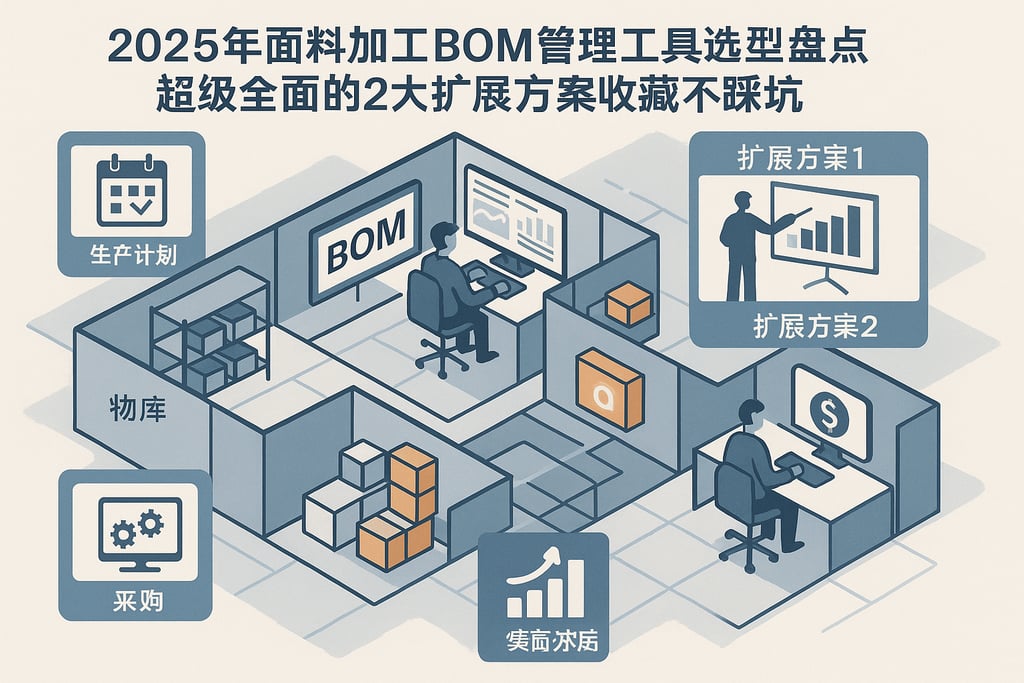 2025年面料加工bom管理工具选型盘点，超级全面的2大扩展方案收藏不踩坑