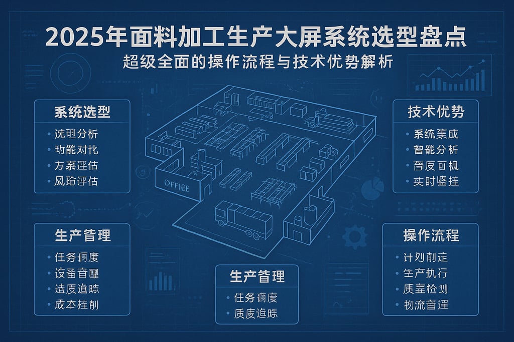 2025年面料加工生产大屏系统选型盘点，超级全面的操作流程与技术优势解析