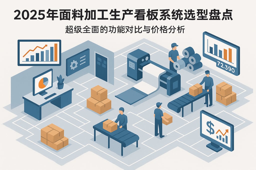 2025年面料加工生产看板系统选型盘点，收藏！超级全面的功能对比与价格分析