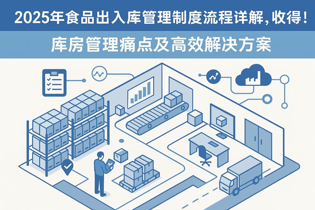 2025年食品出入库管理制度流程详解，收藏！库房管理痛点及高效解决方案