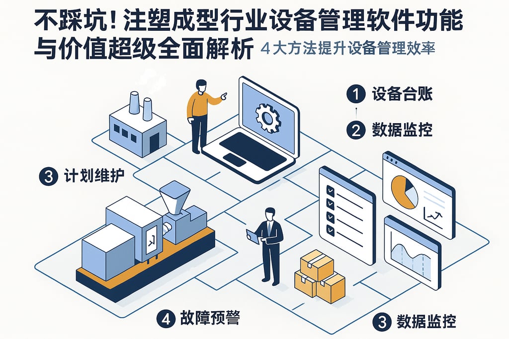 不踩坑！注塑成型行业设备管理软件功能与价值超级全面解析，4大方法提升设备管理效率