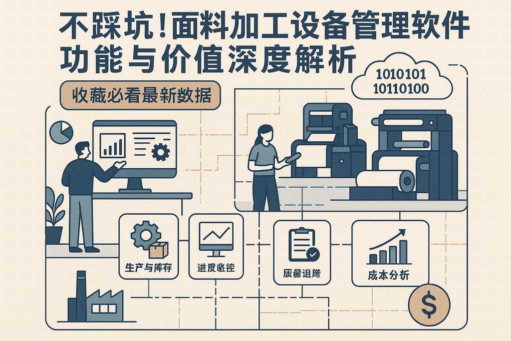 不踩坑！面料加工设备管理软件功能与价值深度解析，收藏必看最新数据