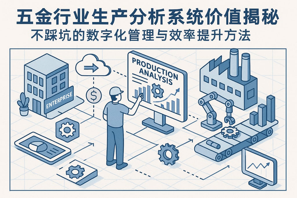五金行业生产分析系统价值揭秘，不踩坑的数字化管理与效率提升方法