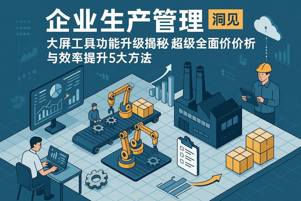 五金行业生产大屏工具功能升级揭秘，超级全面价值分析与效率提升5大方法
