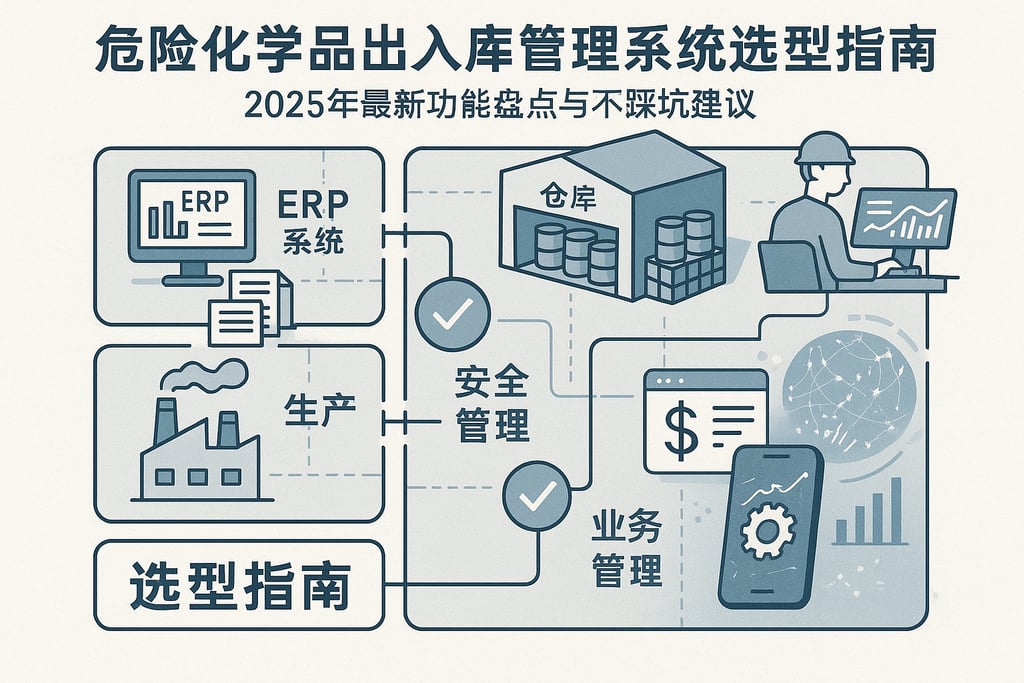危险化学品出入库管理系统选型指南，2025年最新功能盘点与不踩坑建议