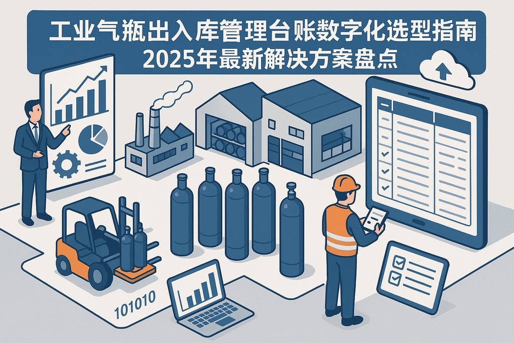 工业气瓶出入库管理台账数字化选型指南，2025年最新解决方案盘点