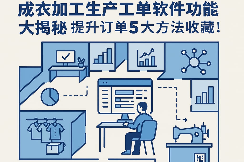 成衣加工生产工单软件功能大揭秘，提升订单效率的5大方法收藏！