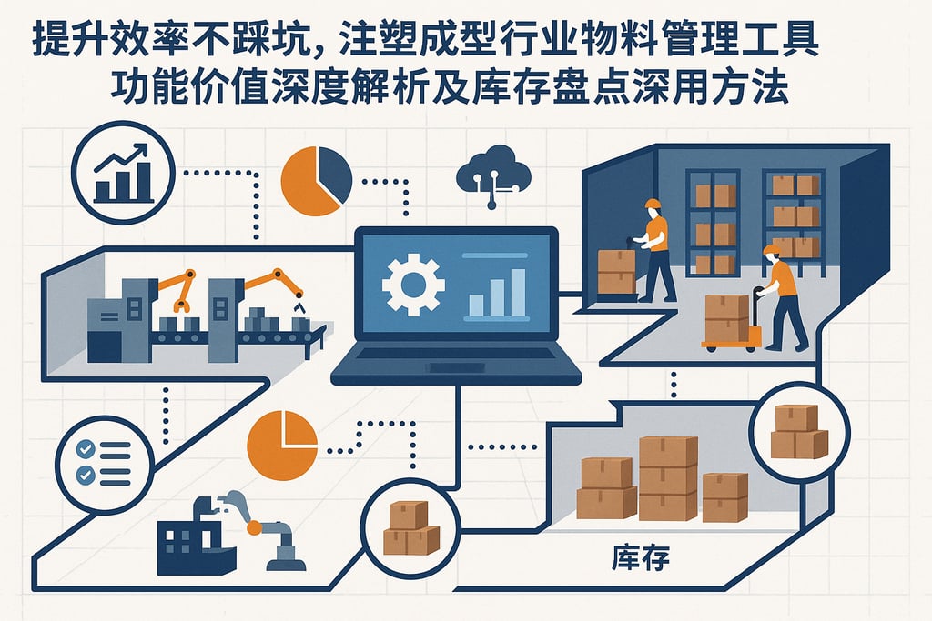 提升效率不踩坑，注塑成型行业物料管理工具功能价值深度解析及库存盘点实用方法