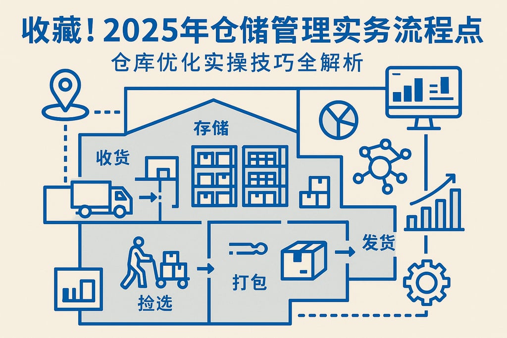 收藏！2025年仓储管理实务流程盘点，仓库优化实操技巧全解析