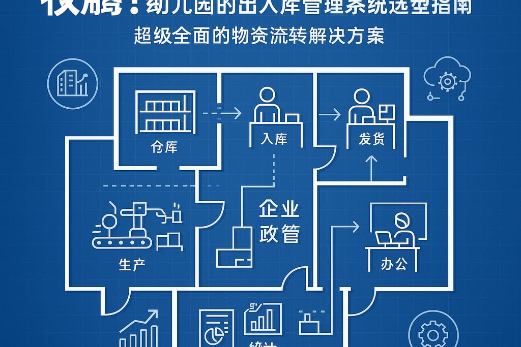 收藏！2025年幼儿园的出入库管理系统选型指南，超级全面的物资流转解决方案