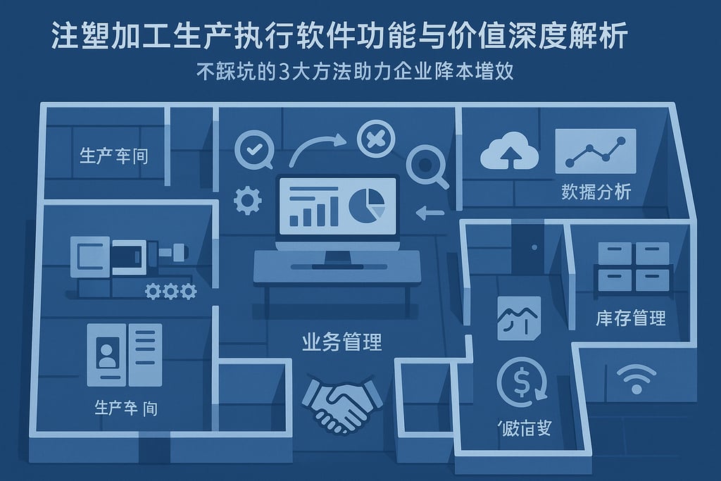 注塑加工生产执行软件功能与价值深度解析，不踩坑的3大方法助力企业降本增效
