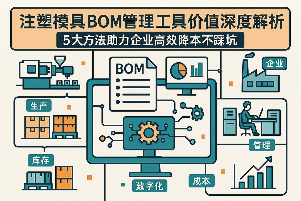 注塑模具BOM管理工具价值深度解析，5大方法助力企业高效降本不踩坑