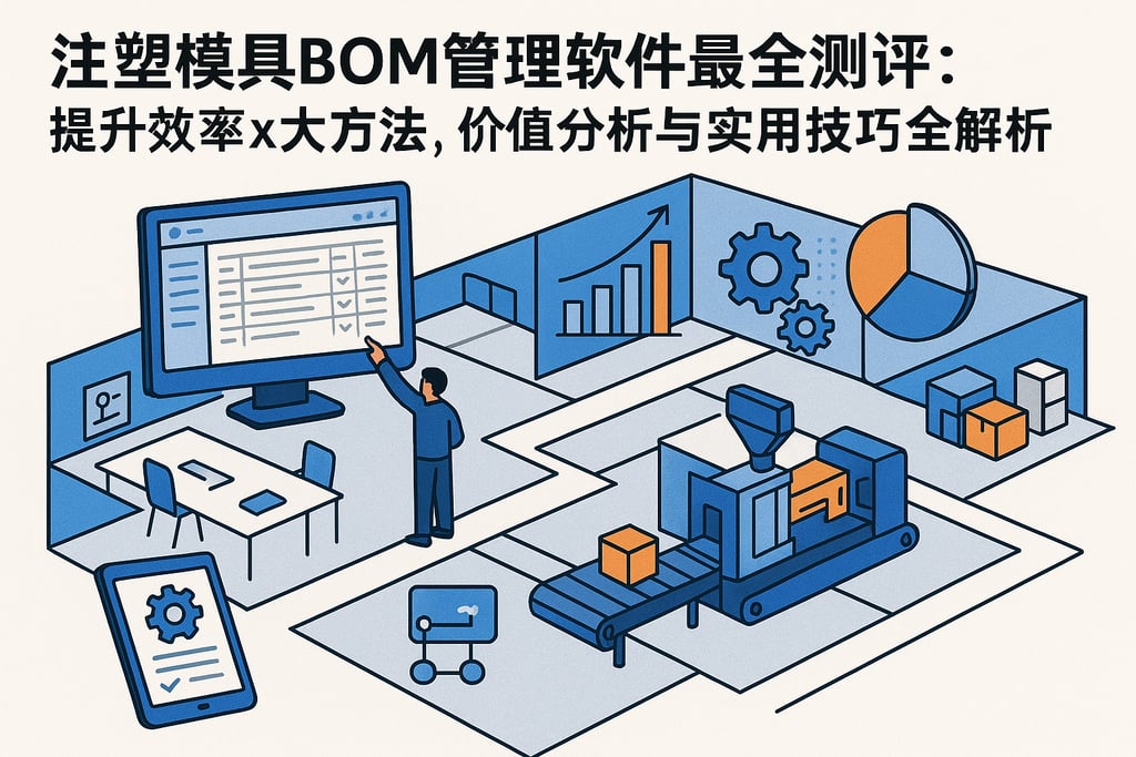 注塑模具BOM管理软件最全测评：提升效率x大方法，价值分析与实用技巧全解析