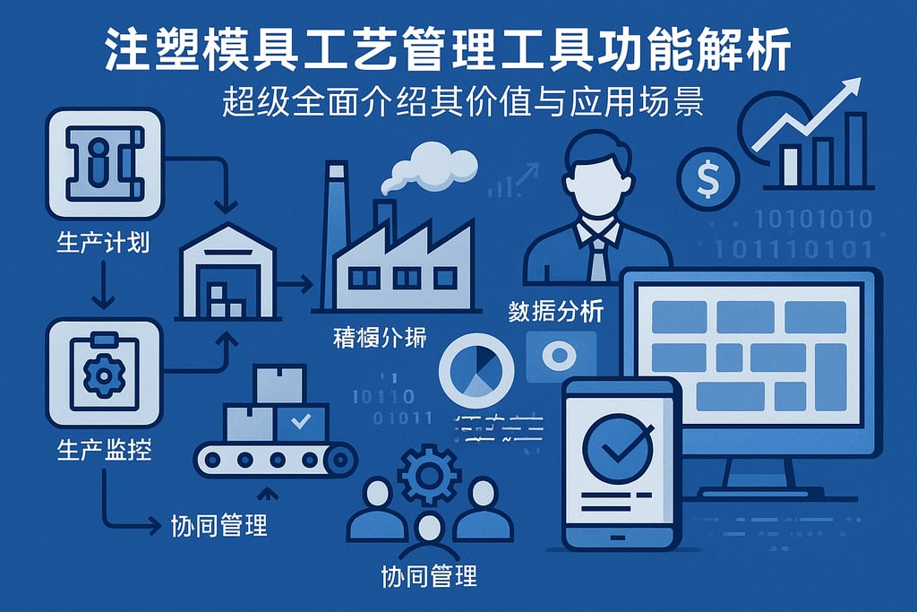 注塑模具工艺管理工具功能解析，超级全面介绍其价值与应用场景