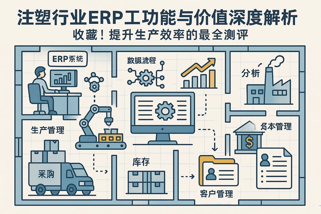 注塑行业erp工具功能与价值深度解析，收藏！提升生产效率的最全测评