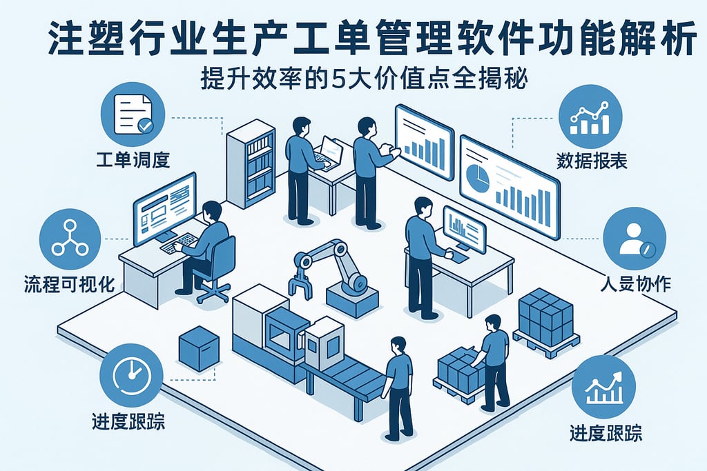 注塑行业生产工单管理软件功能解析，不踩坑！提升效率的5大价值点全揭秘