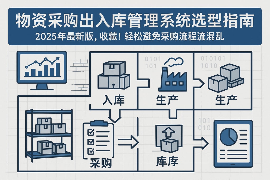 物资采购出入库管理系统选型指南2025年最新版，收藏！轻松避免采购流程混乱