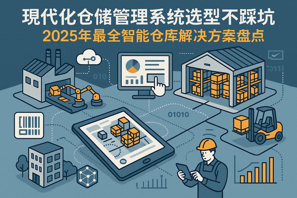 现代化仓储管理系统选型不踩坑，2025年最全智能仓库解决方案盘点