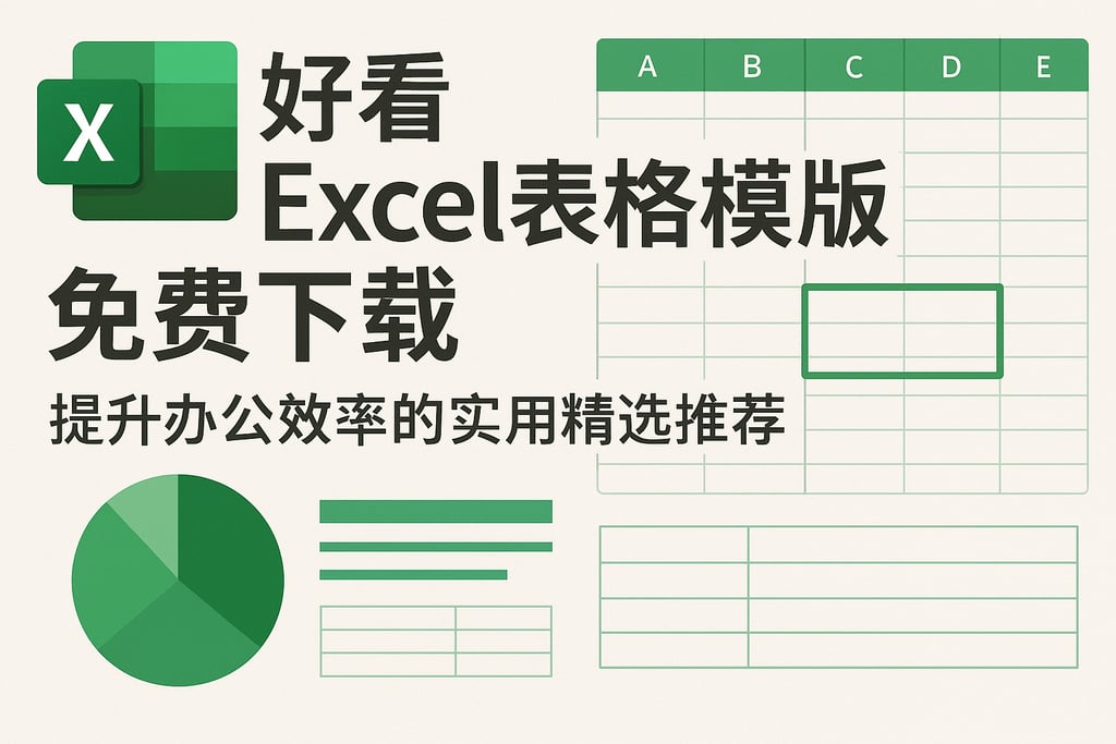 好看excel表格模板免费下载，提升办公效率的实用精选推荐 | 零代码企业数字化知识站