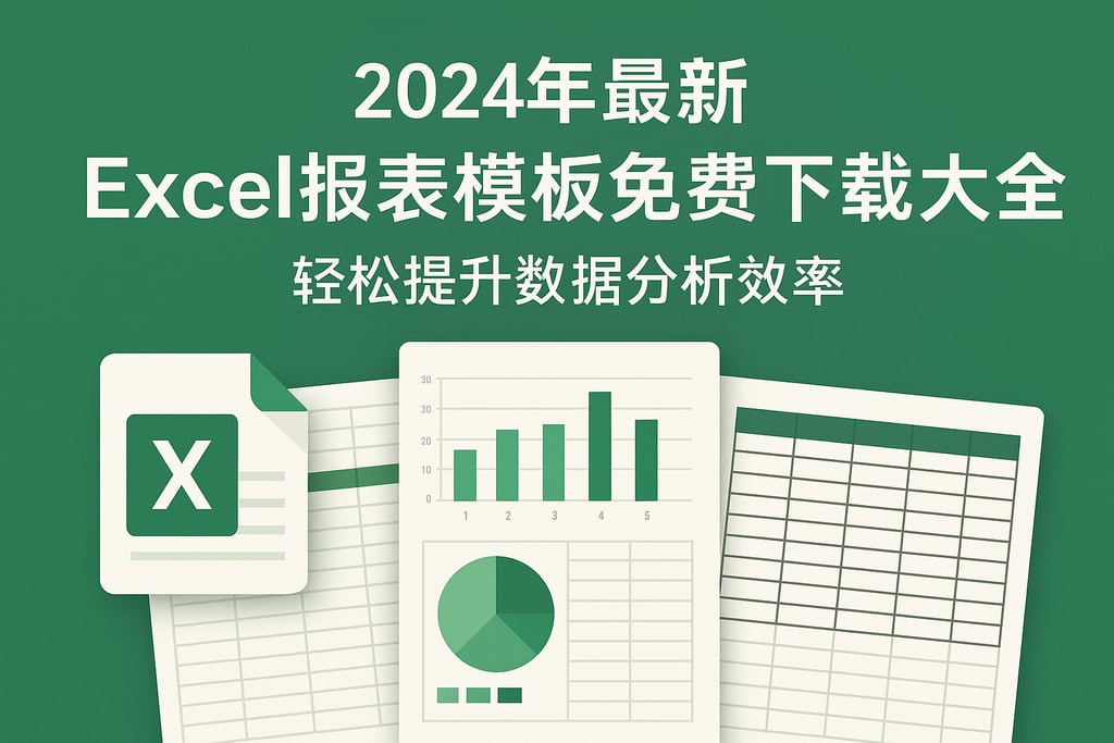 2024年最新excel报表模板免费下载大全，轻松提升数据分析效率