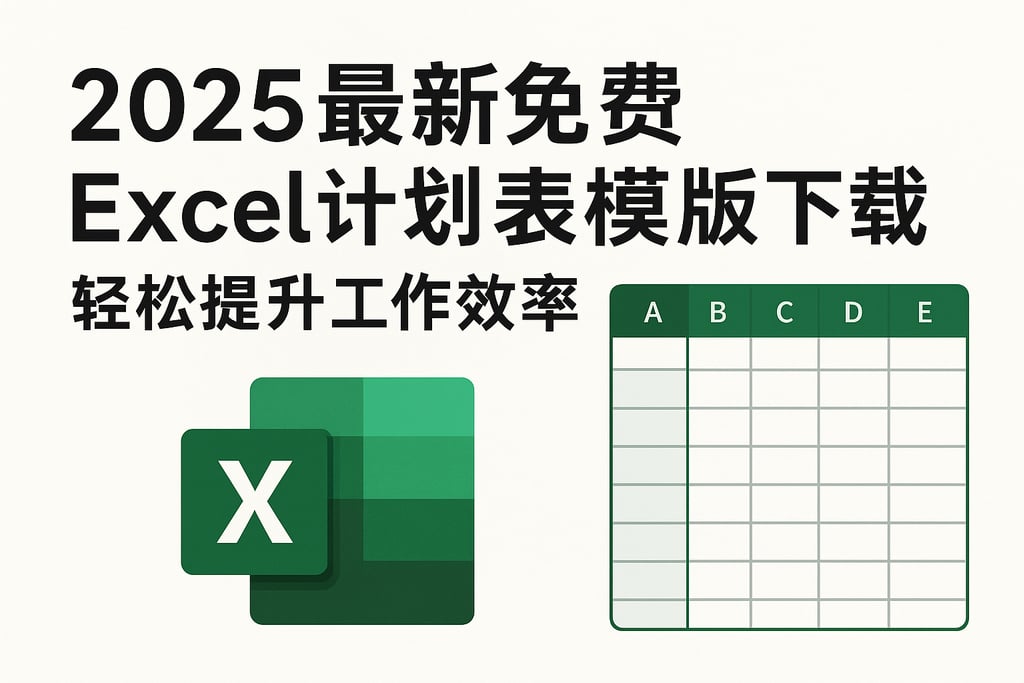2025最新免费excel计划表模板下载，轻松提升工作效率