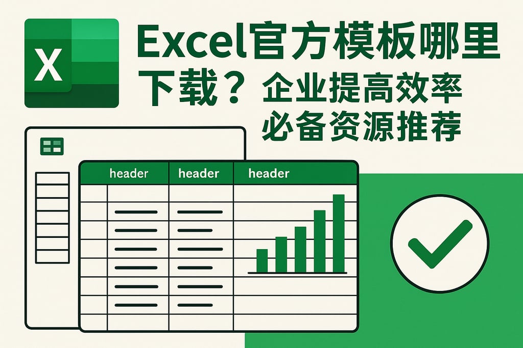 Excel官方模板哪里下载？企业提高效率必备资源推荐